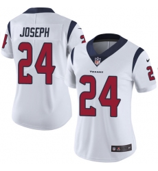 Women's Nike Houston Texans #24 Johnathan Joseph Elite White NFL Jersey