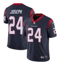 Youth Nike Houston Texans #24 Johnathan Joseph Elite Navy Blue Team Color NFL Jersey