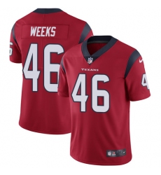 Youth Nike Houston Texans #46 Jon Weeks Elite Red Alternate NFL Jersey