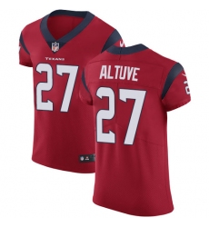 Men's Nike Houston Texans #27 Jose Altuve Red Alternate Vapor Untouchable Elite Player NFL Jersey