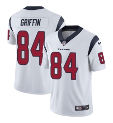 Men's Nike Houston Texans #84 Ryan Griffin Limited White Vapor Untouchable NFL Jersey