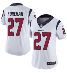 Women's Nike Houston Texans #27 D'Onta Foreman Elite White NFL Jersey