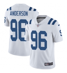 Men's Nike Indianapolis Colts #96 Henry Anderson White Vapor Untouchable Limited Player NFL Jersey