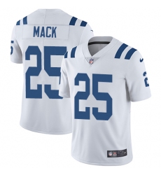 Youth Nike Indianapolis Colts #25 Marlon Mack Elite White NFL Jersey