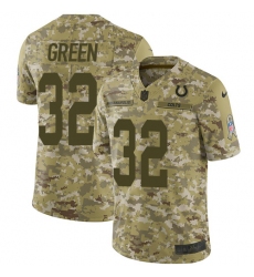 Youth Nike Indianapolis Colts #32 T.J. Green Limited Camo 2018 Salute to Service NFL Jersey