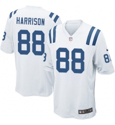 Men's Nike Indianapolis Colts #88 Marvin Harrison Game White NFL Jersey