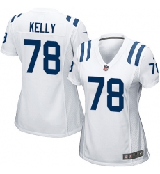 Women's Nike Indianapolis Colts #78 Ryan Kelly Game White NFL Jersey
