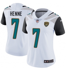 Women's Nike Jacksonville Jaguars #7 Chad Henne White Vapor Untouchable Limited Player NFL Jersey