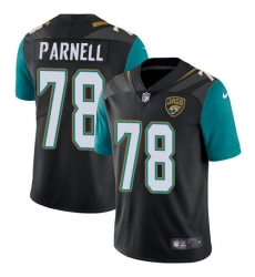 Youth Nike Jacksonville Jaguars #78 Jermey Parnell Black Alternate Vapor Untouchable Limited Player NFL Jersey