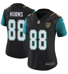 Women's Nike Jacksonville Jaguars #88 Allen Hurns Elite Black Alternate NFL Jersey