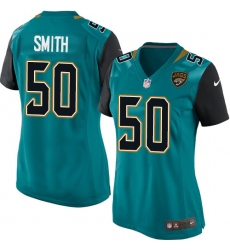 Women's Nike Jacksonville Jaguars #50 Telvin Smith Game Teal Green Team Color NFL Jersey