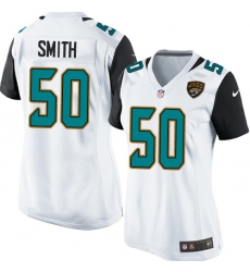 Women's Nike Jacksonville Jaguars #50 Telvin Smith Game White NFL Jersey