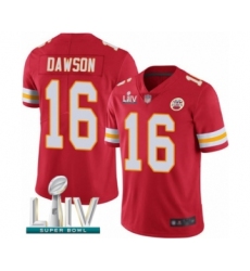 Youth Kansas City Chiefs #16 Len Dawson Red Team Color Vapor Untouchable Limited Player Super Bowl LIV Bound Football Jersey