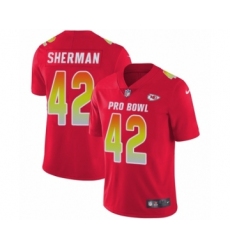 Youth Nike Kansas City Chiefs #42 Anthony Sherman Limited Red AFC 2019 Pro Bowl NFL Jersey
