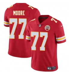 Men's Kansas City Chiefs #77 Jaylon Moore Red 2025 Vapor Untouchable Limited Football Stitched Jersey