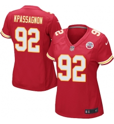 Women's Nike Kansas City Chiefs #92 Tanoh Kpassagnon Game Red Team Color NFL Jersey