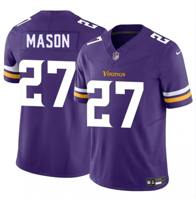 Men's Minnesota Vikings #27 Jordan Mason Purple 2025 F.U.S.E. Vapor Untouchable Limited Football Stitched Jersey
