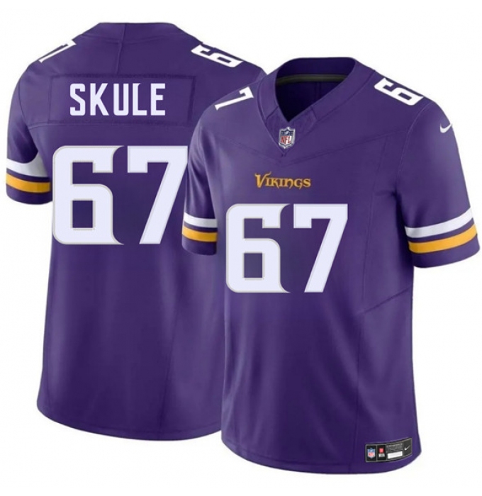 Men's Minnesota Vikings #67 Justin Skule Purple 2025 F.U.S.E. Vapor Untouchable Limited Football Stitched Jersey