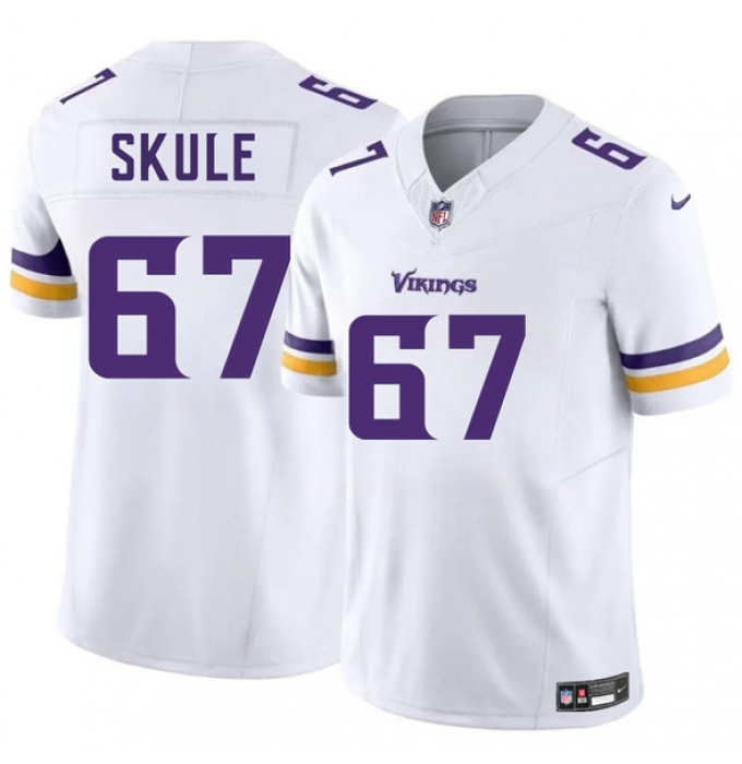 Men's Minnesota Vikings #67 Justin Skule White 2025 F.U.S.E. Vapor Untouchable Limited Football Stitched Jersey