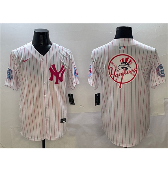 Men's Philadelphia Phillies Team Big Logo Pink With Limited Stitched Baseball Jersey