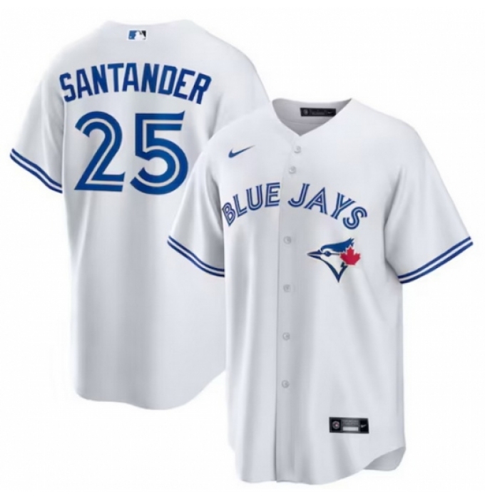 Men's Toronto Blue Jays #25 Anthony Santander Nike White Home Stitched MLB Jersey